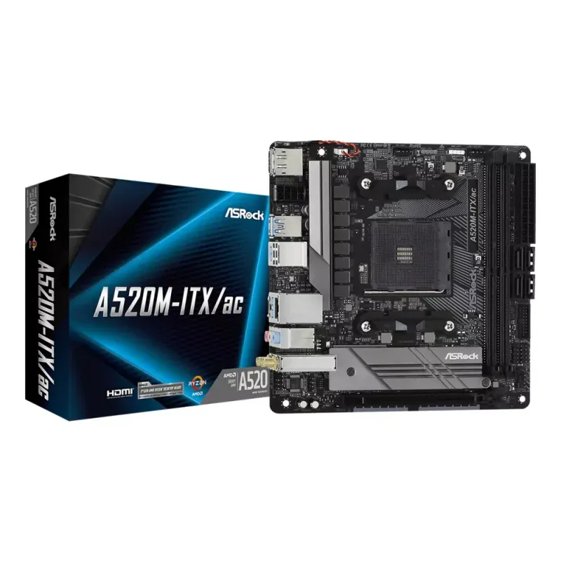 Motherboard ASRock A520M-ITX/AC