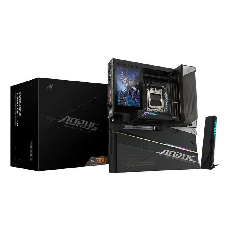 Motherboard Gigabyte X870E AORUS XTREME X3D X870E AM5 DDR5 E-ATX WiFi 7 10GbE USB4 RGB