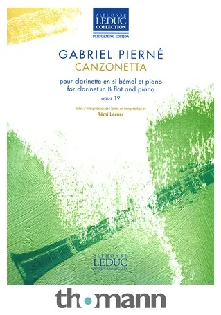 Alphonse Leduc Pierné Canzonetta