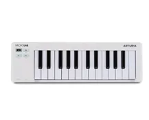 Teclado Controlador MIDI Arturia MicroLab Mk3 Branco