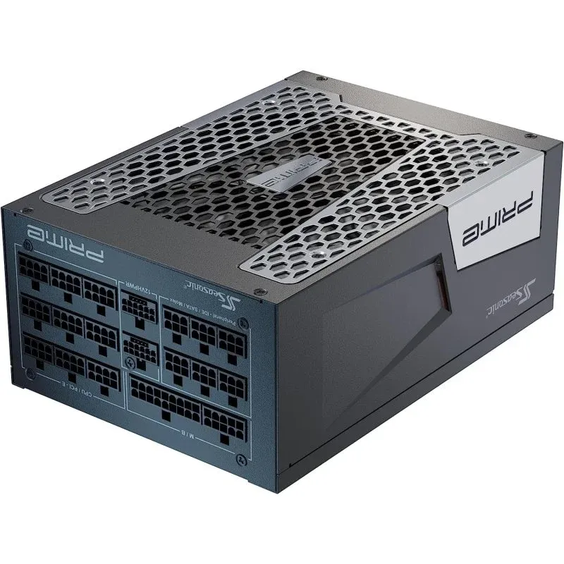Fonte Alimentação Fonte de alimentação modular Seasonic 1600 W 80+ Platinum ATX com ventoinha inteligente