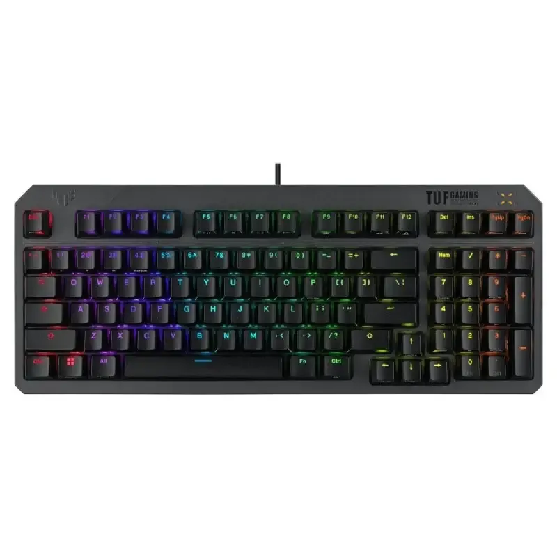 Teclado Mecânico Asus TUF Gaming K3 Gen II RGB US Optical-Mechanical Switch Preto