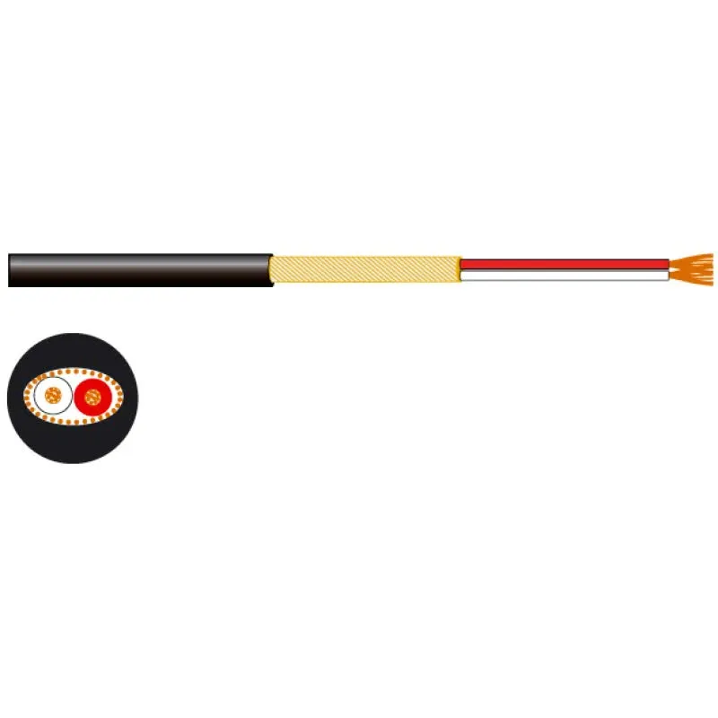 Bobine Cabo Microfone/Linha de 2 Condutores 200m - CA-92
