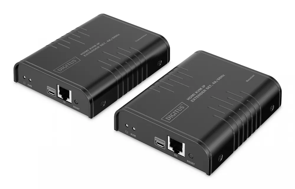 Extensor HDMI Cat.6 4K/60Hz com KVM USB 2.0 sobre IP 1G até DS-55355