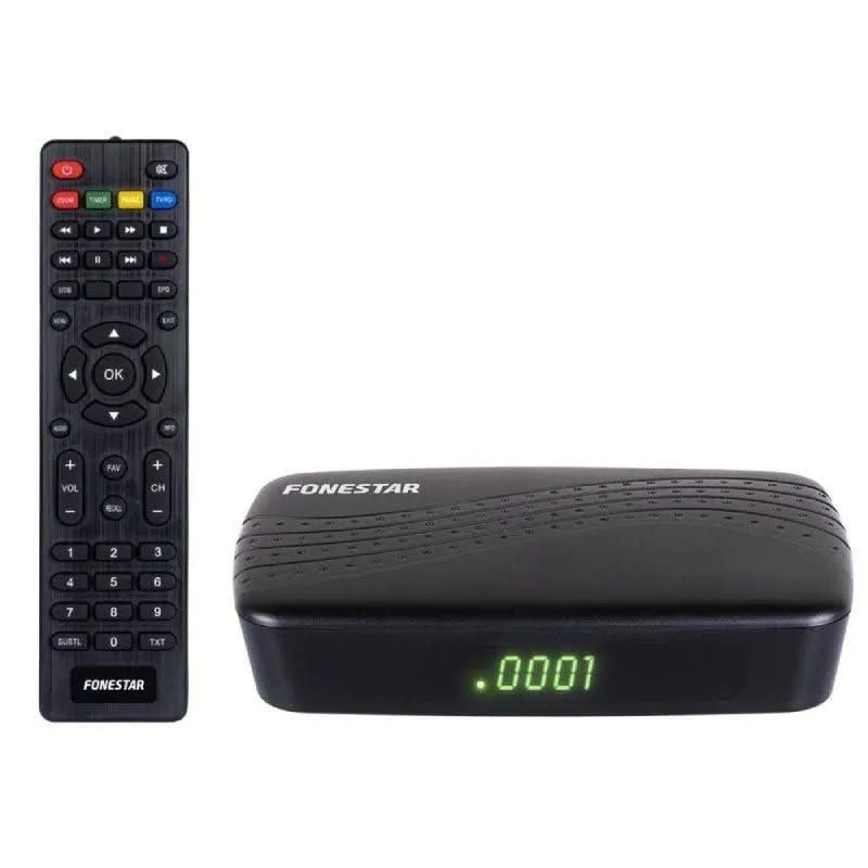 Receptor TDT + Cabo (DVB-T2/DVB-T/DVB-C) Full HD H.265