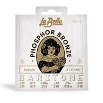 La Bella BG-L Ph.Bronze Baritone 014-070
