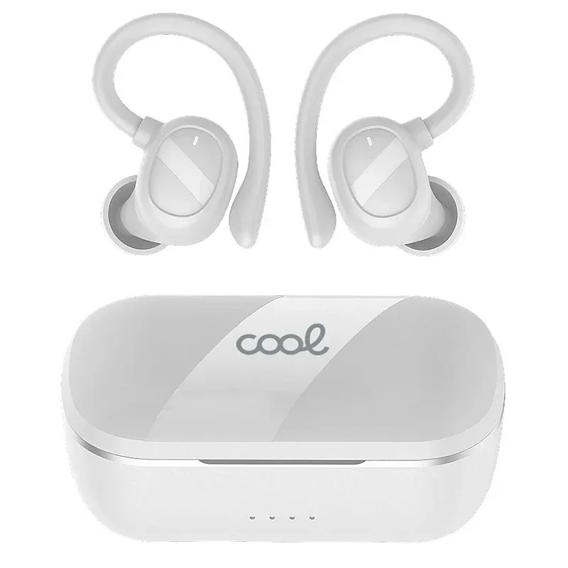Cool Fit Sport Auriculares TW Stereo Bluetooth Brancos