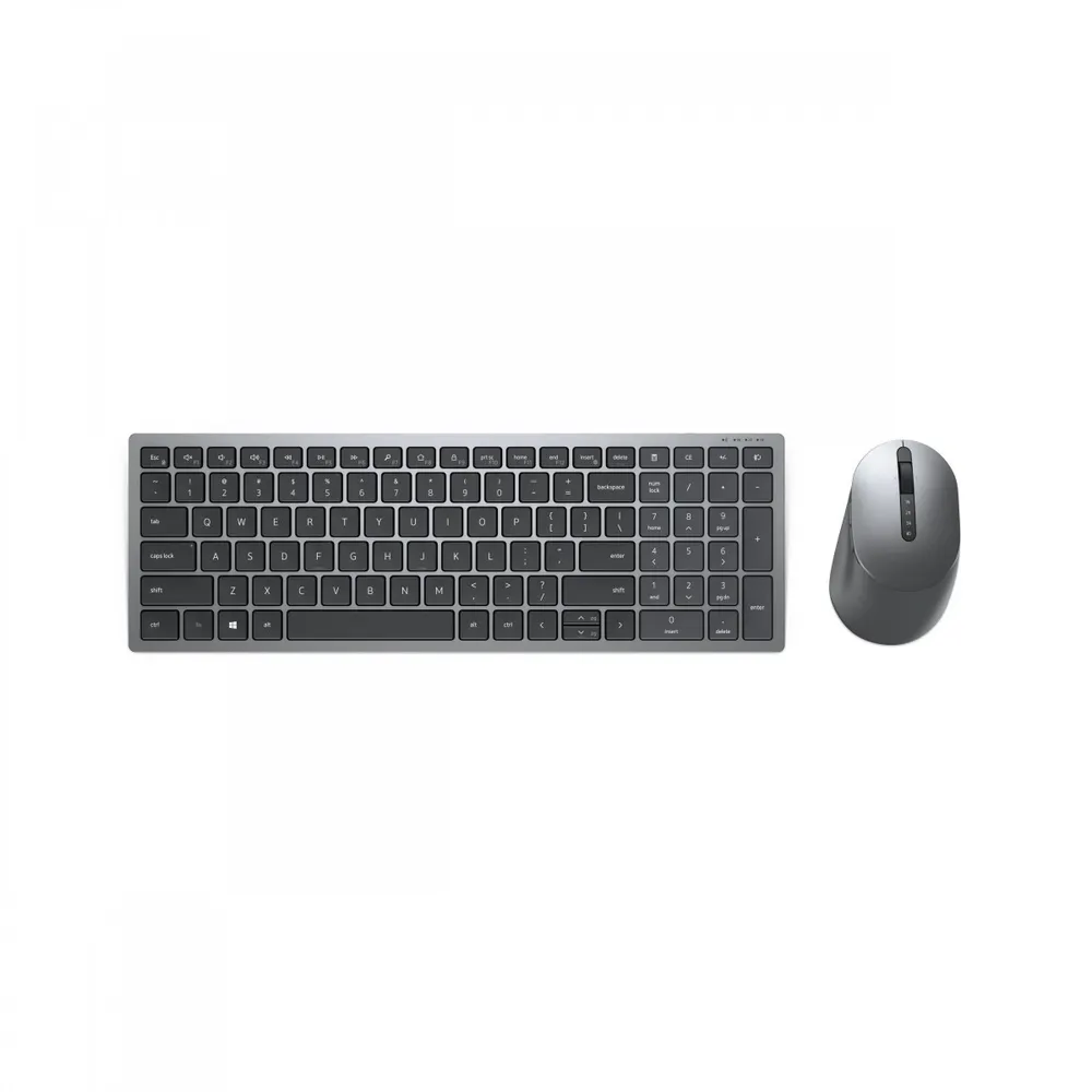 Teclado de membrana DELL KM7120W Layout US Internacional com rato sem fios