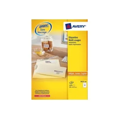 Avery Zweckform Autocolantes A4 105X42.3 Mm