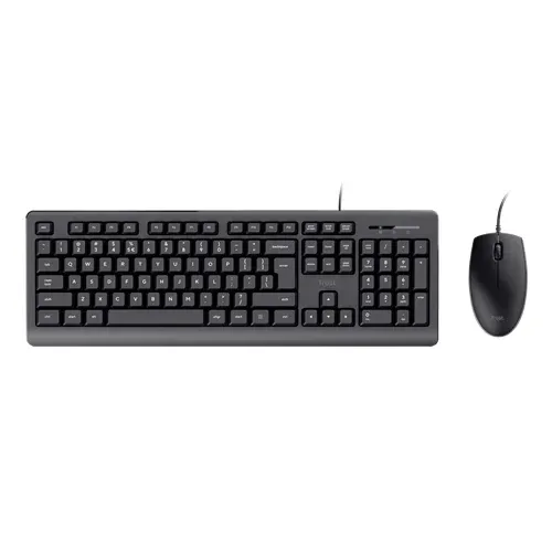 Teclado e Rato Trust Basics USB Preto PT
