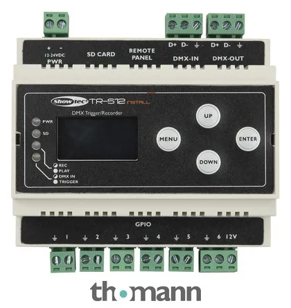 Showtec TR-512 Install