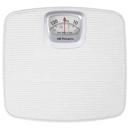 Balança Analógica/Mecânica de Banho 120Kg (Branco) - ORBEGOZO