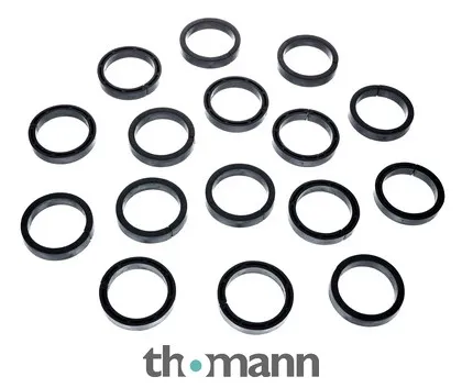 Stairville Snap Protector Ring Bk 16pcs