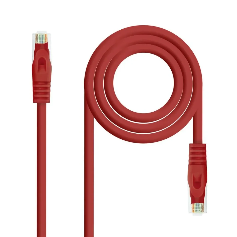 Cabo rede rj45 lszh cat.6a utp awg24 vermelho 2 m