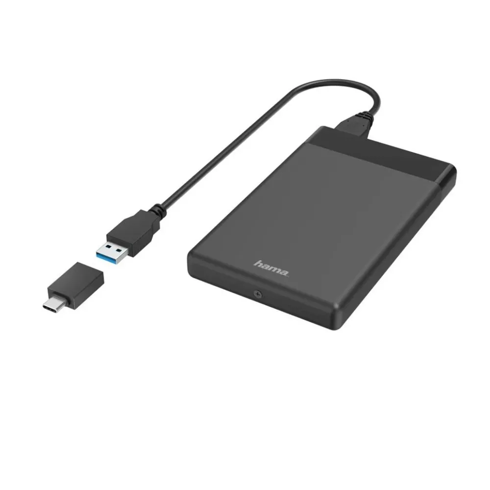 Caixa para discos HAMA 2.5" SSD e discos HDD - 200760