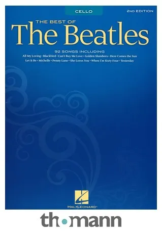 Hal Leonard Best Of The Beatles Cello