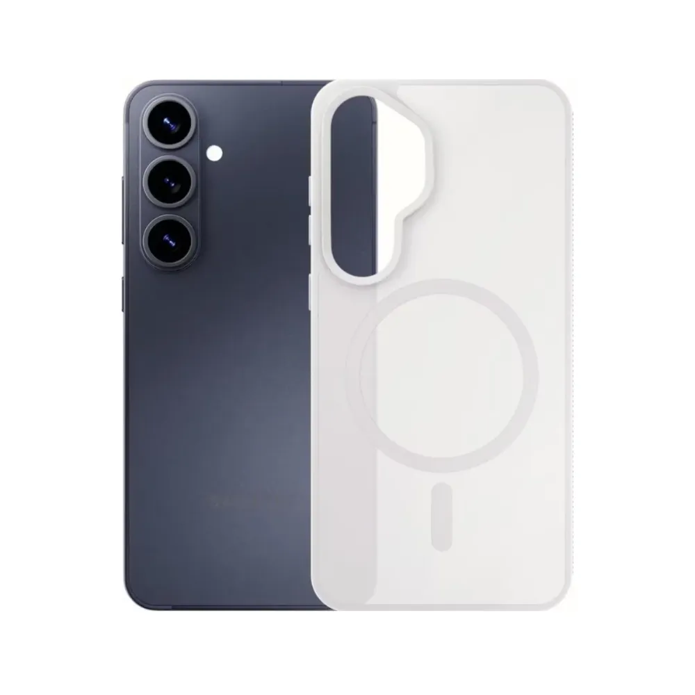 Capa 3MK Smoke MagCase Samsung Galaxy S26 Plus Branco