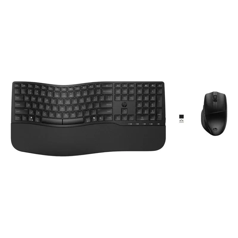 Teclado HP 680 CFT completo sem fios com rato e ligação dual