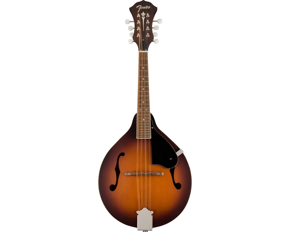 Fender PM-180E Mandolin, Walnut Fingerboard, w/Bag, Aged Cognac Burst