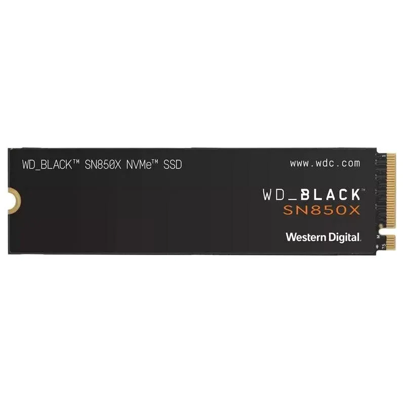 Disco Rígido Disco Duro Western Digital Black SN850X 1TB SSD M.2 7300MB/s NVMe Sem Dissipador