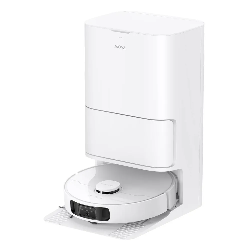 Aspirador Robô Mova E30 Ultra 7000Pa 5200mAh Branco + Base Station