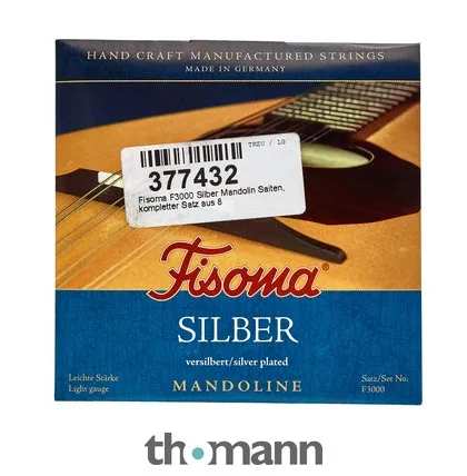Fisoma F3000 Silver Mandolin Strings
