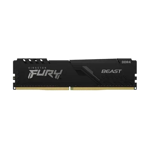 Memória RAM Kingston Fury Beast 8GB (1x8GB) DDR4 3200MHz 1R CL16 Preta