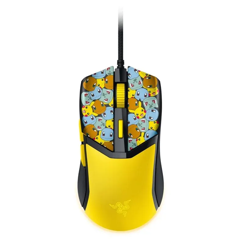 Razer Cobra Pokémon Kanto Starters Edition Rato Gaming Chroma RGB 8500DPI Amarelo