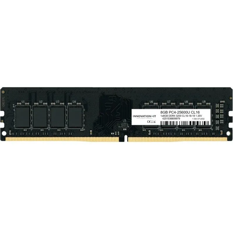 Memória RAM Innovation IT 3200 8GB 1x8GB DDR4 CL16 288-pin DIMM 1,35V LD 8-Chip
