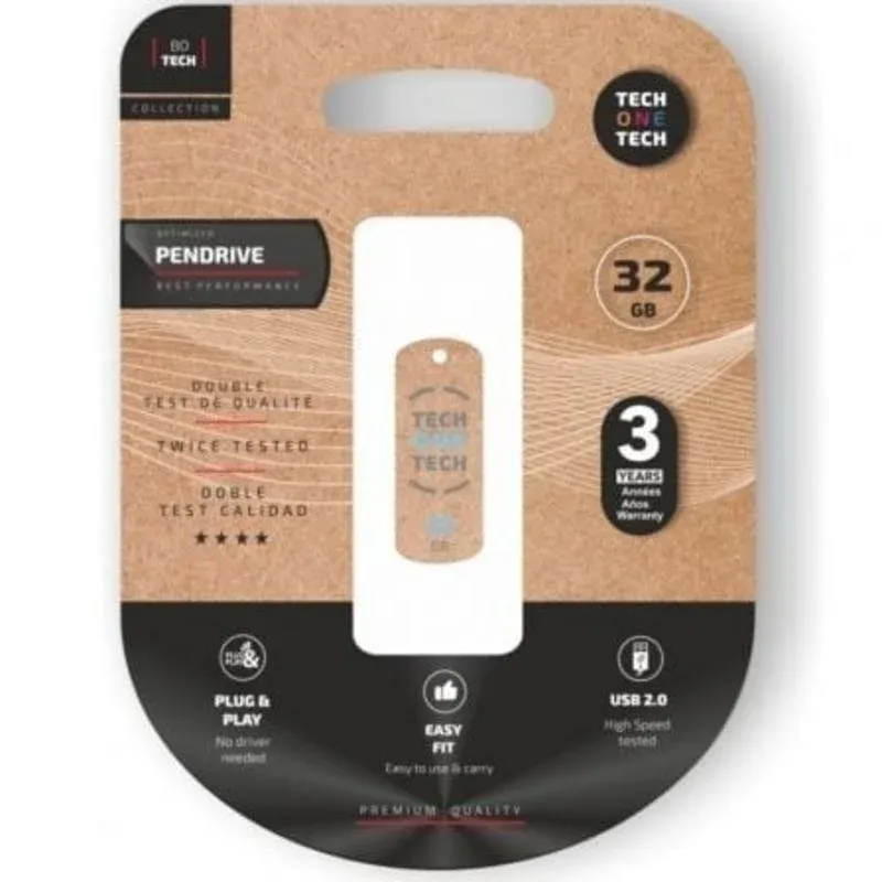 Pen Drive TECH ONE TECH Pro Smart Clip Tech 32GB USB 2.0 PVC