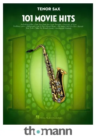 Hal Leonard 101 Movie Hits for Tenor Sax