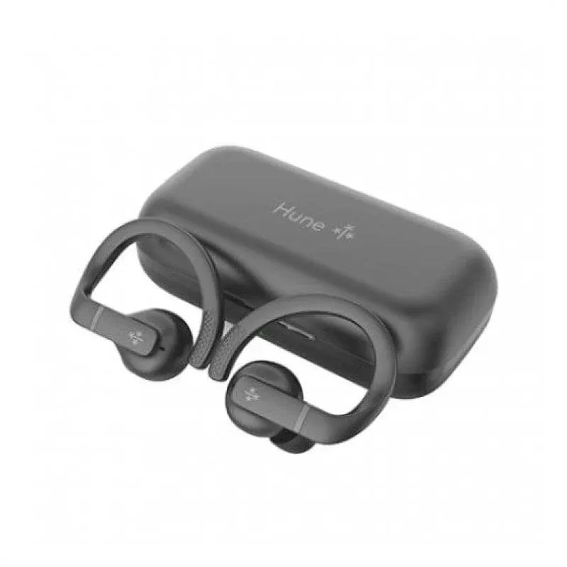 Auriculares Hune Eco Haba Sport TWS Bluetooth IPX5 10h Cinza Rocha