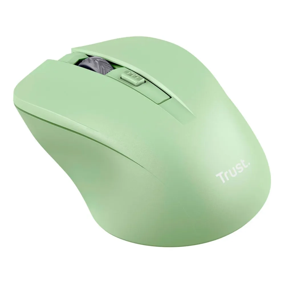 Rato Sem Fio Trust Mydo Silent 1800DPI Verde