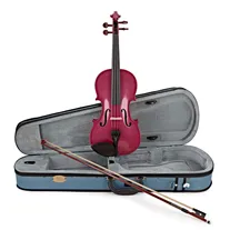 Violino 4/4 Stentor Harlequin Rosa Escuro Metalizado