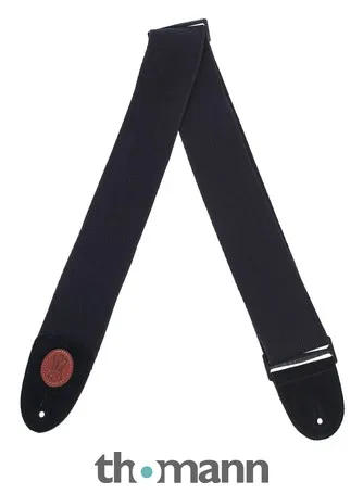 Levys Heavy Cotton Strap 3" BK