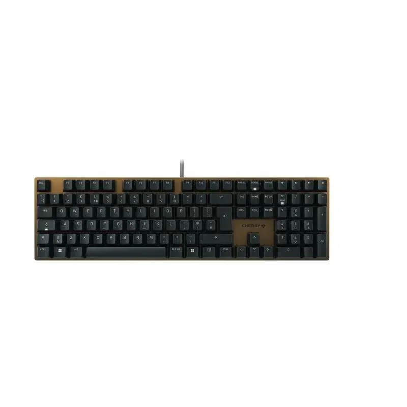 Teclado mecânico CHERRY KC 200 MX QWERTY switches Silent Red Bronce