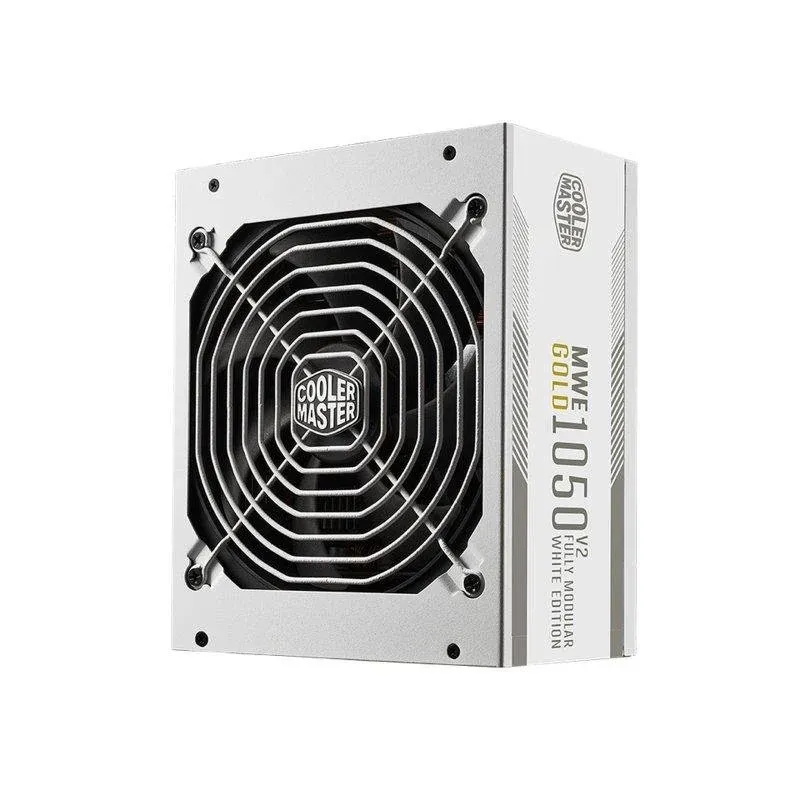 Fonte Alimentação Fonte de Alimentação Cooler Master MWE Gold 1050 V2 1050W 80 PLUS Gold modular branca