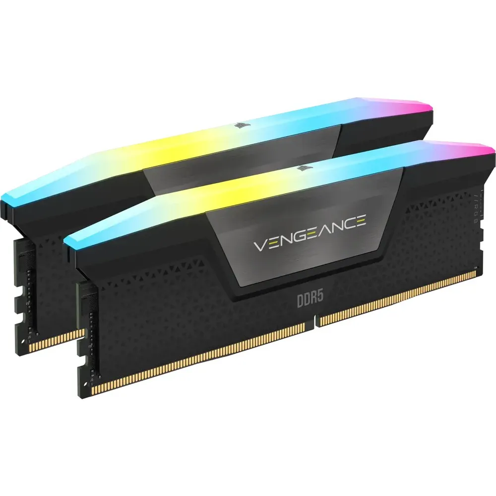 Memória RAM Corsair Vengeance RGB DDR5 6400MHz 48GB 2x24GB CL36