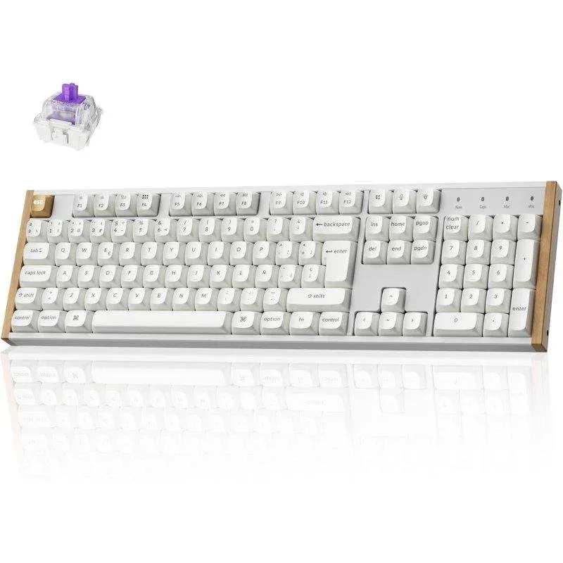 Teclado Keychron K10 HE magnético Hall Effect ISO-ES sem fios RGB programável