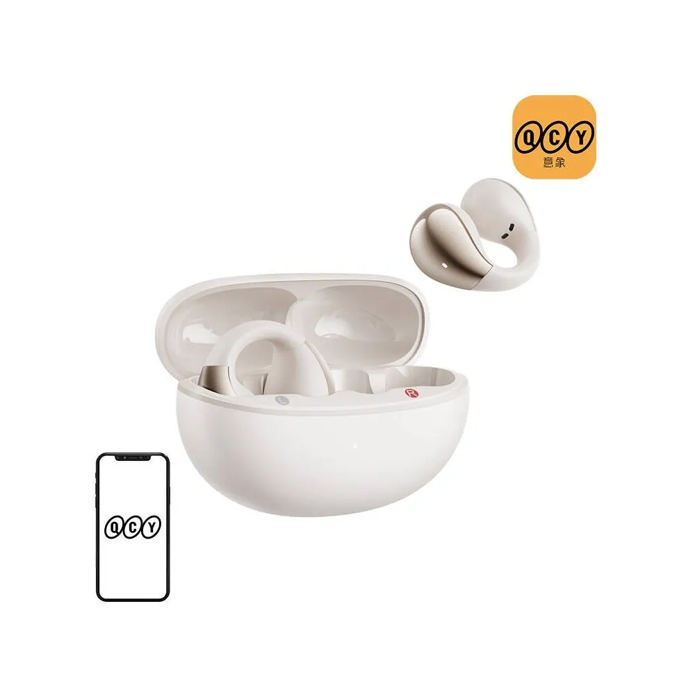 Auriculares Bluetooth Crossky Clip C30 (Branco) - QCY