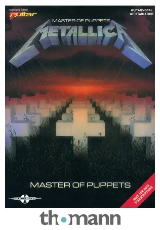 Cherry Lane Music Company Metallica Master Of Puppets