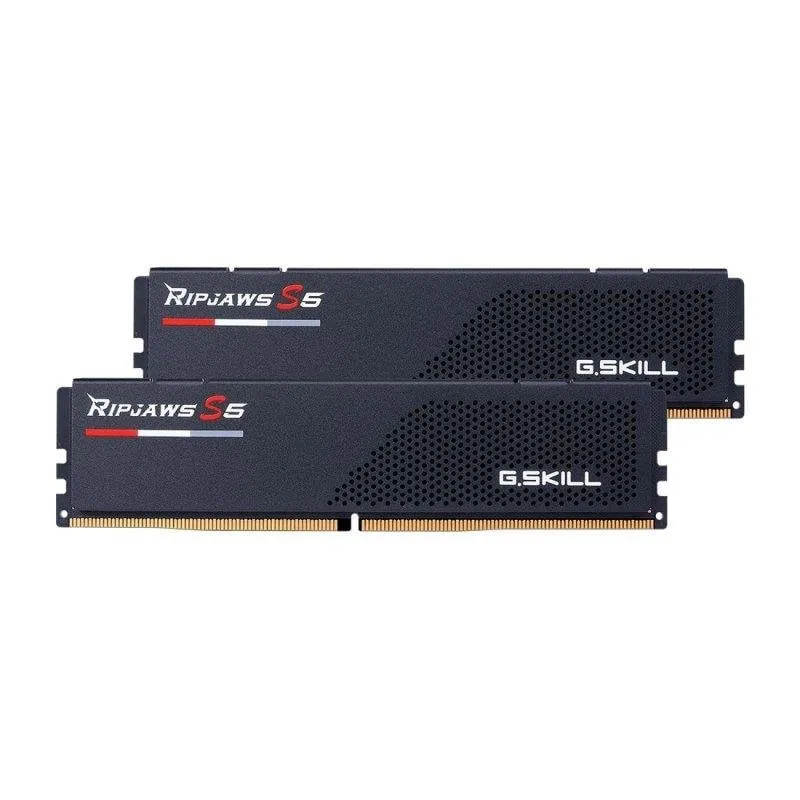 G.Skill Ripjaws S5 F5-6400J3239G32GX2-RS5K Memórias RAM 64GB (2x32GB) DDR5 6400MHz CL32 XMP 3.0 Pretas