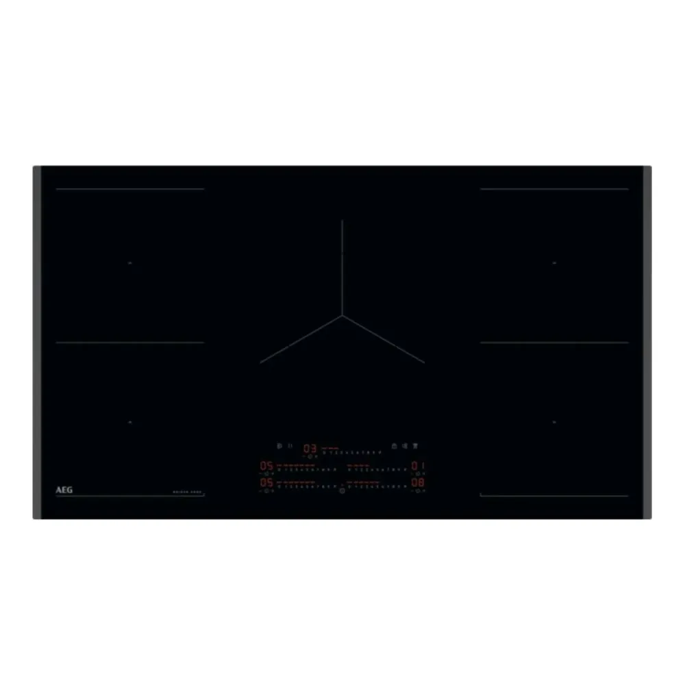 Placa de Indução AEG 5 Zonas 7350W Preta - TK95IN00FB