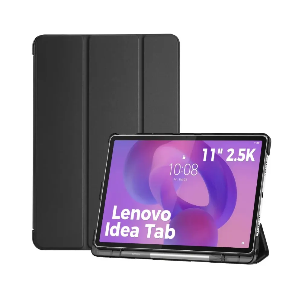 Capa Flip Cover Lenovo Idea Tab 11" Preta