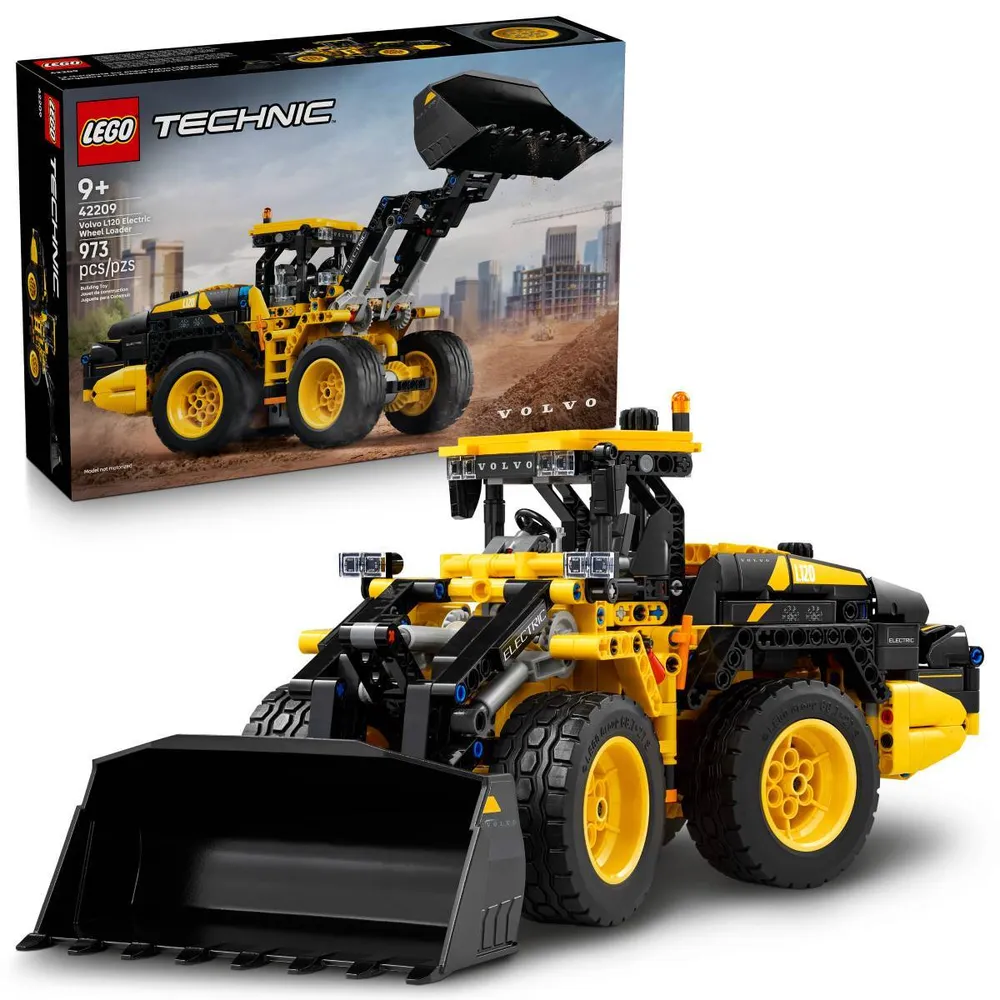 LEGO Technic: Carregadora de Rodas Volvo L120 Electric | Idades 9+ | 973 Peças | Item 42209
