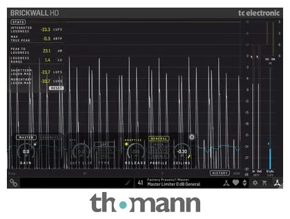 tc electronic Brickwall HD Master Limiter