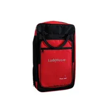 Saco para Baquetas Ludimusic 6509 Preto/Vermelho