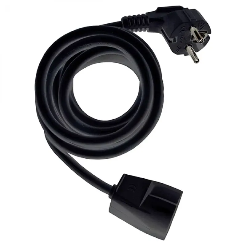 MATEL CABO EXTENSAO SHUKO 2M 10/16 3X1.5 PRETO