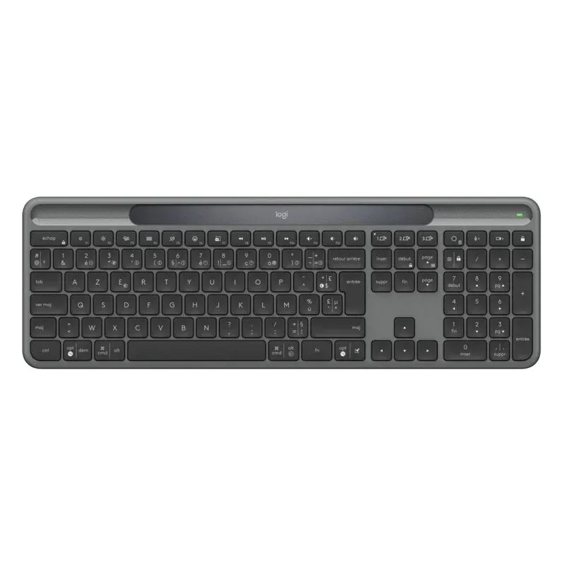 Teclado Logitech Signature Slim Solar+ K980 sem fios AZERTY Solar Graphite