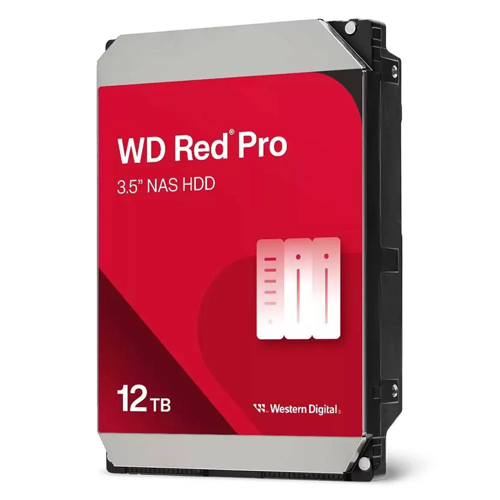 Disco Rígido 3.5 Western Digital WD Red Pro 12TB 7200RPM 512MB Cache 267MB/s SATA 6Gb/s